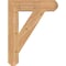 Ekena Millwork Traditional Craftsman Smooth Bracket, Western Red Cedar, 5 1/2"W x 26"D x 34"H BKT06X26X34TRA04SWR - alternate 2